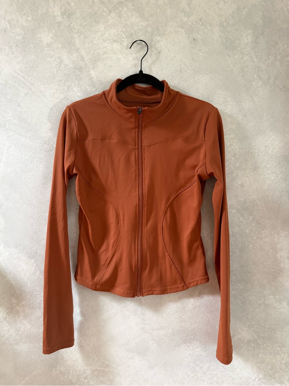 Brown/rust Zip-Up Active Jacket